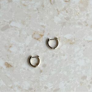 NWOT Goop Huggie Earrings